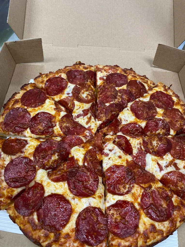 Vegetarian pizza options at Pizza64