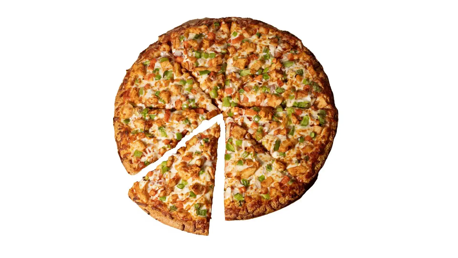 Delicious Butter Chicken Pizza at Pizza64 Edmonton Chappelle